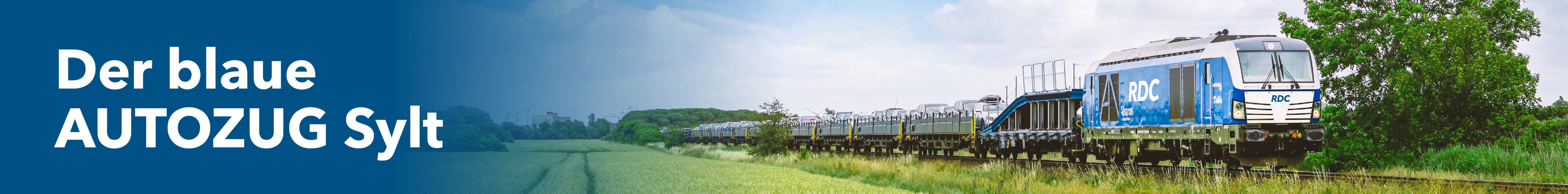 Autozug Sylt Banner